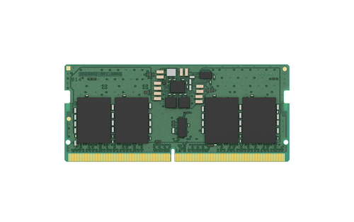 Kingston KVR64V52BS6-8 8GB DDR5 laptop RAM module close up
