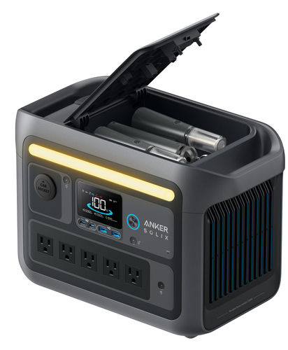 Anker SOLIX C800 Plus, 1600 Watt Capacity LiFePO4 768 Wh Portable Power Station
