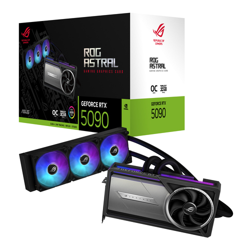 ASUS ROG Astral GeForce RTX 5090, 32GB GDDR7, 7680 x 4320 pixels, Graphics Card