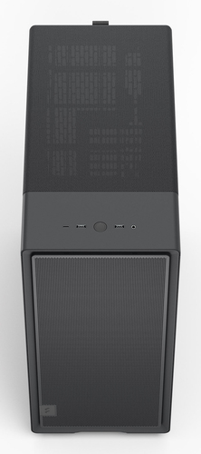 top panel access of Fractal Design Epoch PC case with sliding fabric tab for ease