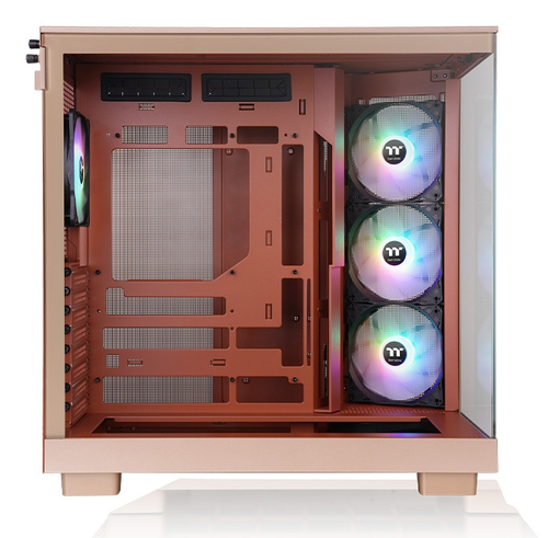 Dual-chamber design of Thermaltake View 380 XL TG ARGB for improved airflow