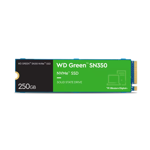 Western Digital Green SN350 250GB M.2 NVMe SSD 2400MB/s Reliable Storage