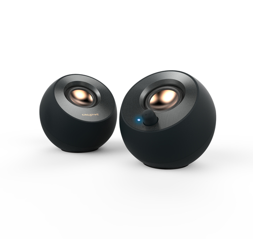 Creative Labs Pebble V2, 2-way, 2.0 channels, Wired, 8 W, Black Speaker