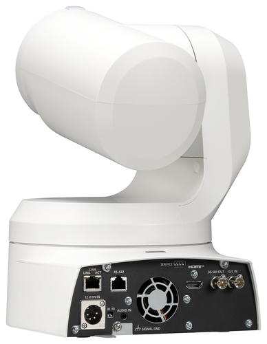 Wired Panasonic AW-HE145 IP camera with 20x optical zoom for office surveillance