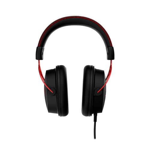 HyperX Cloud Alpha wired gaming headset with dual chamber sound design