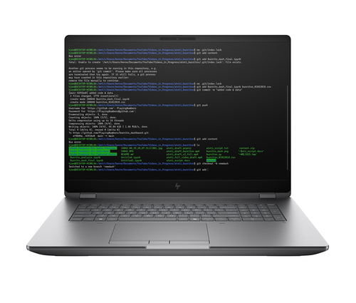 HP ZBook Fury G1i Data Science, 18", 64GB/1TB, Intel Core Ultra 9 Laptop