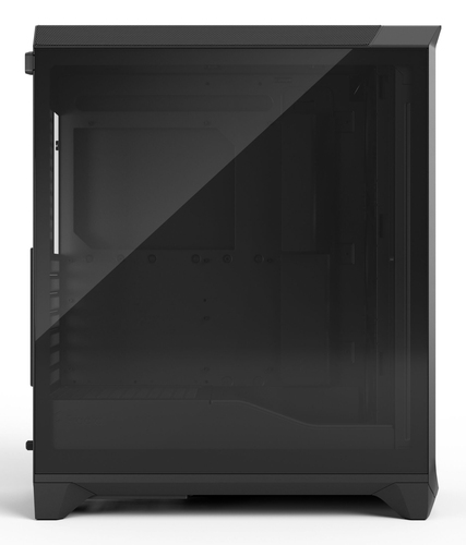 Fractal Design Meshify 3 Showing Clean Interior And Tempered Glass Panel