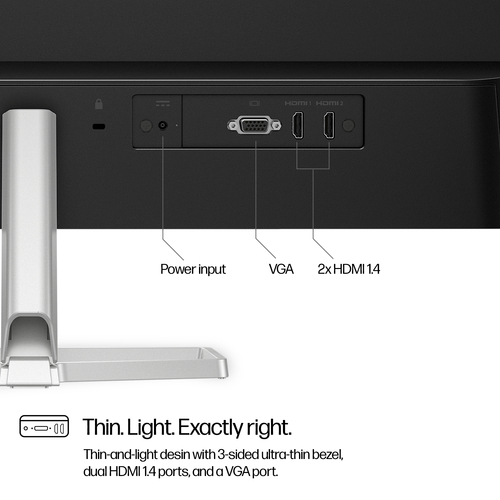 HP Series, 68.6 cm (27"), 1920 x 1080 pixels, Full HD, LCD Monitor