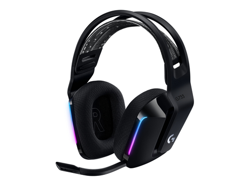 Logitech G G733 Wireless, 20 - 20000 Hz, Gaming, Headset/Headphones, Black