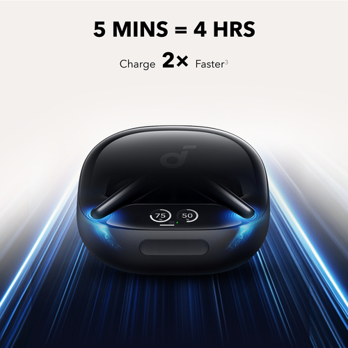 Anker Liberty 4 Pro, True Wireless Stereo (TWS), Headset/Earbuds, Black