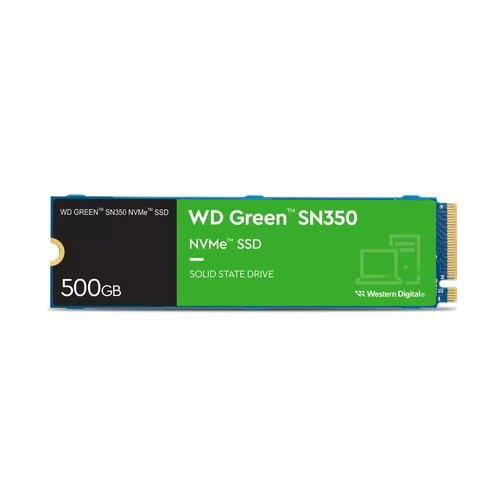 Western Digital Green SN350 500GB M.2 NVMe SSD 2400MB/s High-Speed Storage