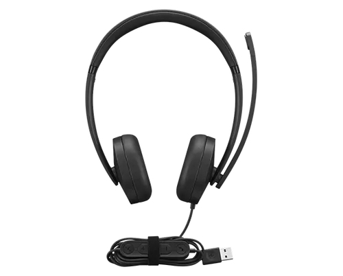 Lenovo (4XD1P83425), Wired, 20 - 20000 Hz, Headset/Headphone, Black