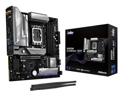 ASRock B860M LiveMixer WiFi Micro ATX LGA1851 Motherboard