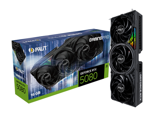 Palit GeForce RTX 5080 GamingPro 16GB GDDR7 GPU with Blackwell Graphics Card