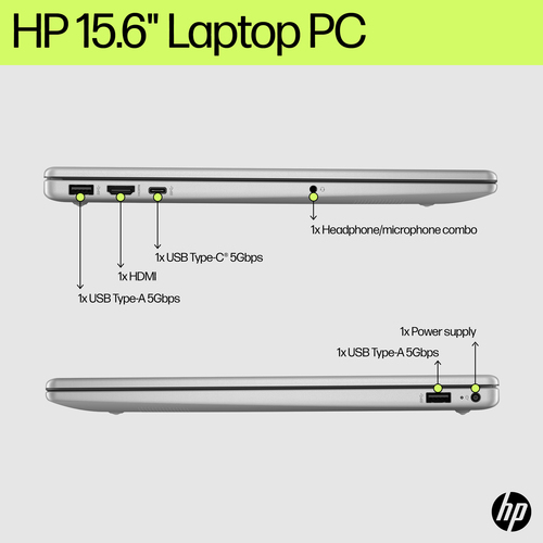 HP 15-fd0053na, Intel® Core™ i7 15.6" 16 GB, 512 GB Windows 11 Home