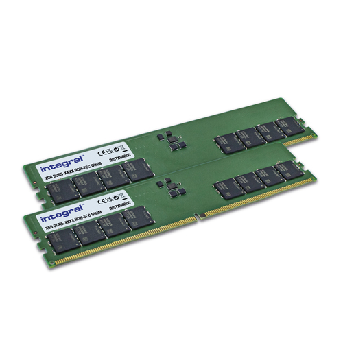 Integral (IN5T8GNHWBXK2) 2 x 8 GB 16GB DDR5 4800MHz NON-ECC DIMM RAM