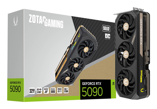ZOTAC GAMING GeForce RTX 5090 SOLID OC 32GB GDDR7 Graphics Card