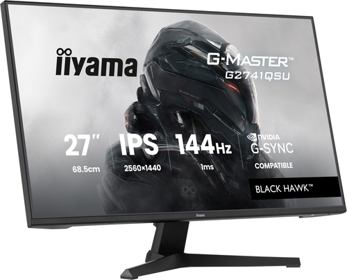 iiyama G-MASTER G2741QSU-B1 1ms response time monitor for competitive gaming