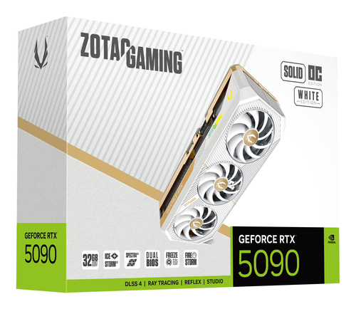 Zotac GeForce RTX 5090, 32 GB, GDDR7, 512-bit, 7680 x 4320 pixels Graphics Card