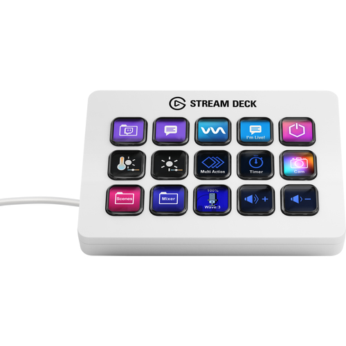 Elgato 10GBA9911 USB mini keyboard in white