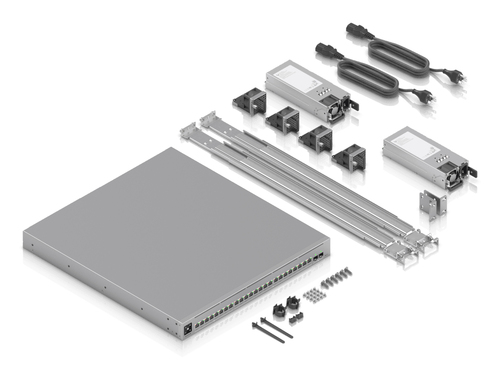 Ubiquiti UniFi (ECS-24-PoE-UK), L2/L3, 10G Ethernet PoE, Managed Switch