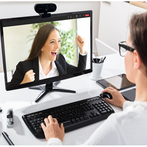 ConnektGear 24-1019 1080p Full HD Webcam, 30fps, 24-Bit Audio