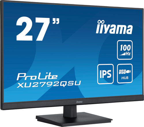 iiyama ProLite, IPS, 68.6 cm (27"), 2560 x 1440 pixels, Quad HD, LED Monitor
