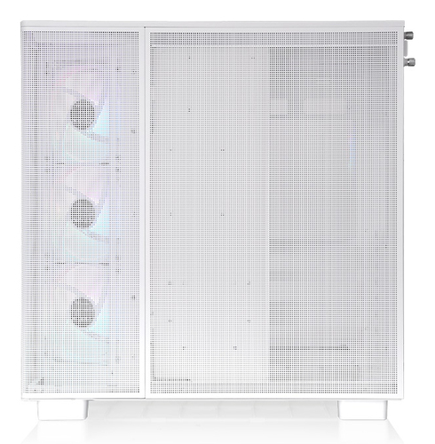 Thermaltake View 380 XL TG ARGB chassis highlighting built-in GPU holder and airflow