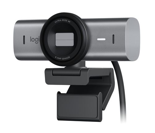 Logitech MX Brio 8.5MP 4K UHD Webcam – 4096x2160, 60fps, 4x Zoom,Privacy Shutter