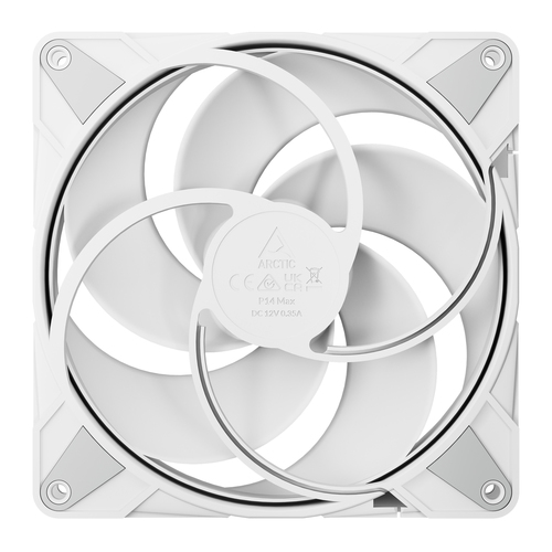 Arctic P14 Max 140 mm PWM Fan (White) – 400–2800 RPM, High Air Pressure