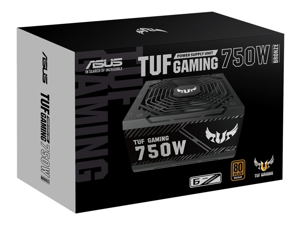 ASUS TUF 750B, 750 W, 100 - 240 V, ATX, Gaming Power Supply