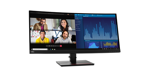 Lenovo ThinkVision P34w-20, (34.1"), 3440 x 1440 pixels, Wide QHD, LED Monitor