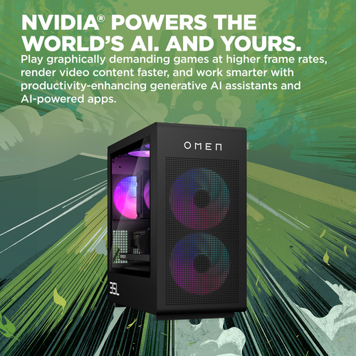 HP OMEN 35L Gaming Desktop, Intel Core Ultra 7, 265F, 32 GB DDR5 Windows 11 Home
