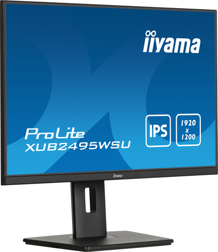 iiyama ProLite 24” 3-side borderless Monitor IPS, 1920 x 1200 pixels 4K UHD, LED