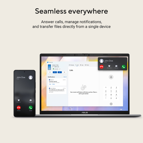 ASUS S 14 M3407HA-LY008W, AMD Ryzen™ 5, 12 GHz 14" 16 GB, 512 GB Vivobook