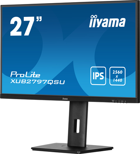 iiyama ProLite IPS technology, (27"), 2560 x 1440 pixels, QHD LED Monitor