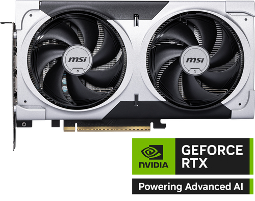 MSI (GEFORCE RTX 5060 TI 8G VENTUS 2X OC PLUS), GDDR7 8 GB, PCIe 5.0, GPU