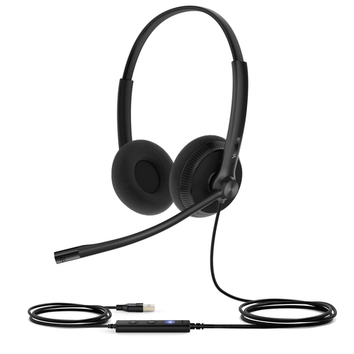Yealink UH34 Lite Dual, Wired, 20 - 20000 Hz, Headset/Headphones, Black