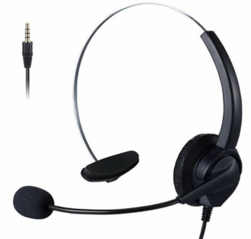 JLC Motion Mono (MOTM3.5HS), Wired, Headset/Headphones, Black