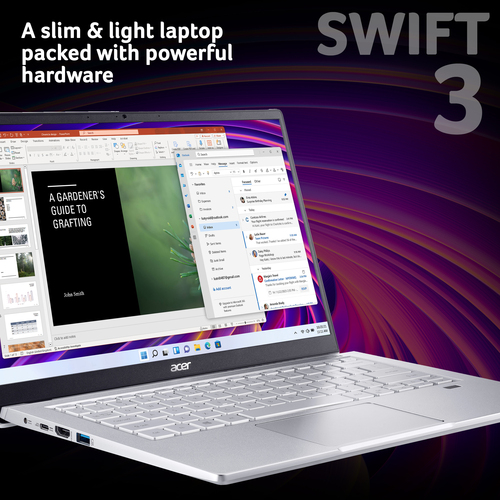 Acer Swift 3 laptop AMD Ryzen 5, 16GB, 512GB SSD, 14" Full HD display