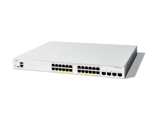 Cisco Catalyst (C1300-24FP-4X), 24 Port GE, Full PoE 4x10GE SFP+, Managed Switch