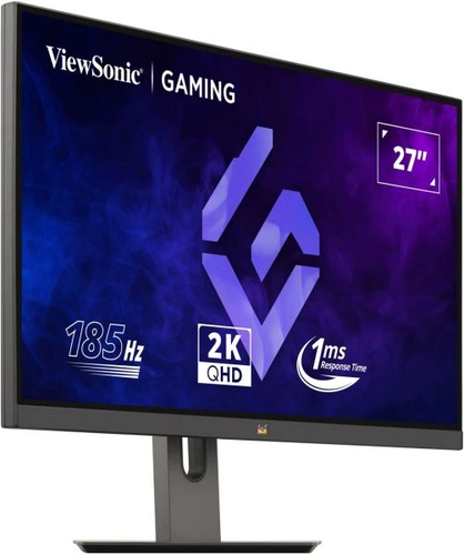 ViewSonic 27 inch LED monitor image highlighting slim bezel design