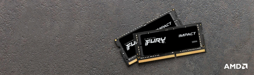 Kingston (KF432S20IBK2/32) FURY Impact, 2 x 16 GB, 32GB 3200MT/s DDR4 SODIMM RAM