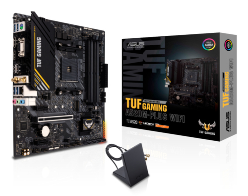 Asus TUF GAMING A520M-PLUS WIFI Micro ATX AM4 Motherboard