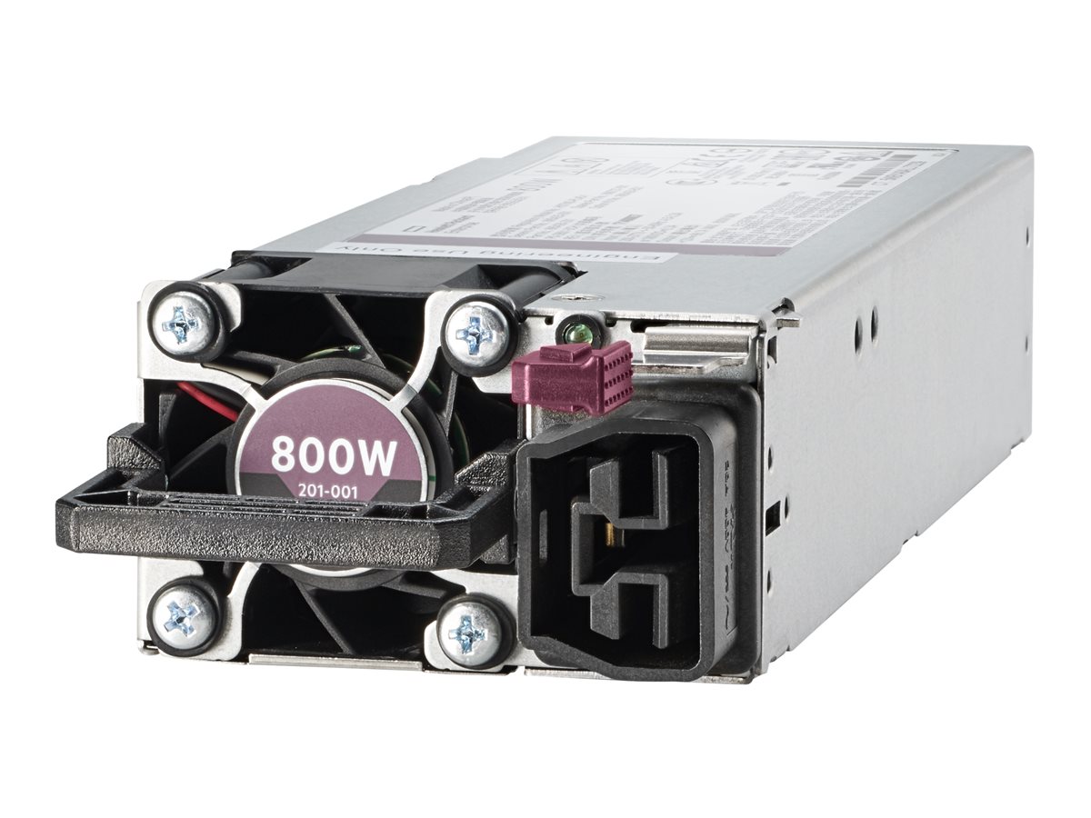HPE (P39385-001), 800 W, 100 - 240 V, 50/60 Hz, 80 PLUS Platinum, Power Supply