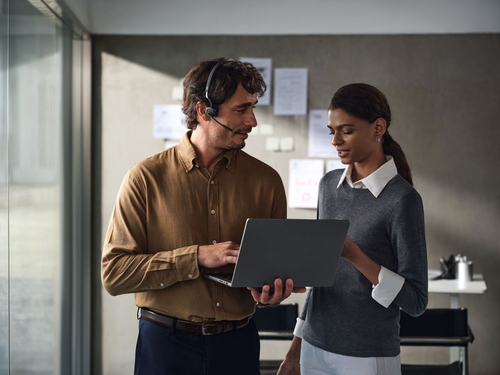 SHOKZ OpenMeet Wireless Bluetooth Bone, 78 g, Headset/Headphones, Black