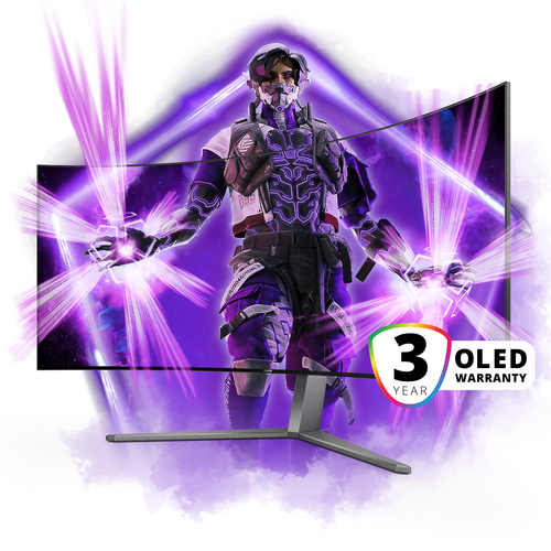 AOC AGON PRO (AG456UCZD) 45", 3440 x 1440 pixels, Wide Quad HD, OLED, Monitor