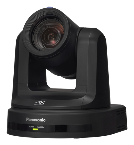Panasonic AW-UE20 PTZ video conference camera capturing smooth 60fps 4K video