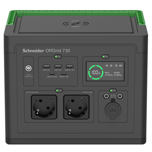 APC Schneider PPS730-GR Off-Grid 738 Wh Portable Power Station