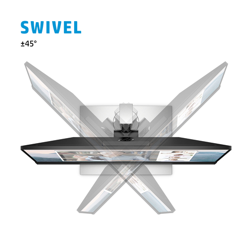 HP E24mv G4 FHD Conferencing Monitor, (23.8"), 1920 x 1080 pixels, LCD